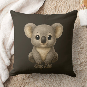 Almohada de lanzamiento de koala bebé dulce