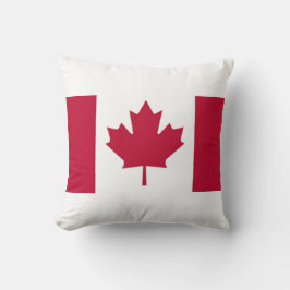 Almohada de lanzamiento de la bandera de la hoja d