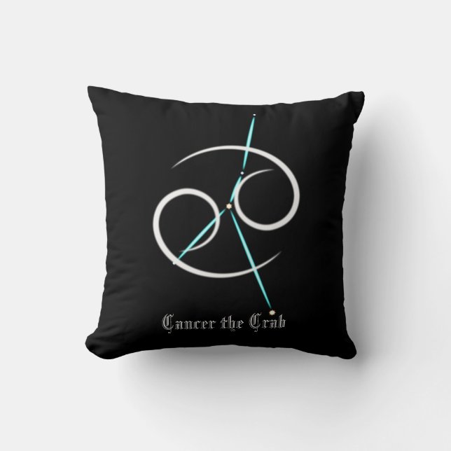 Almohada de lanzamiento de la constelación del zod (Anverso)
