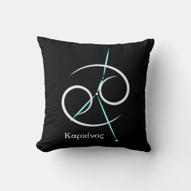 Almohada de lanzamiento de la constelación del zod (Anverso)