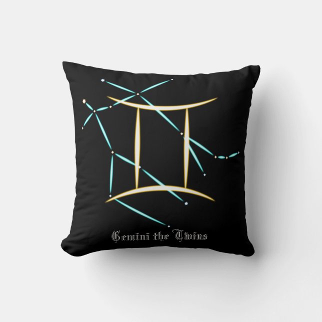 Almohada de lanzamiento de la constelación zodiaca (Anverso)