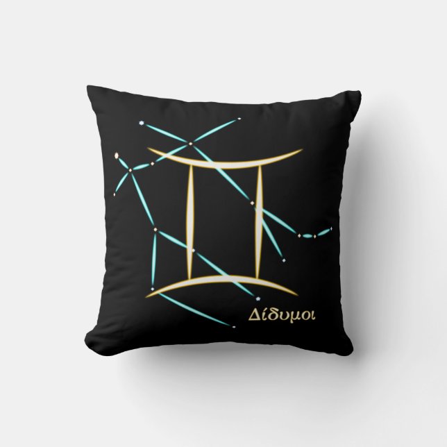 Almohada de lanzamiento de la constelación zodiaca (Anverso)