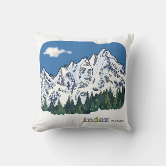 Almohada de lanzamiento de la montaña Index WA de 