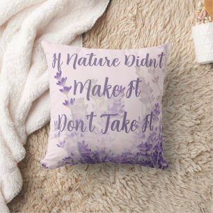 Almohada de lanzamiento de la naturaleza