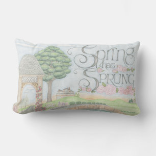 Almohada de lanzamiento de la primavera ha llegado