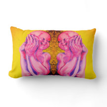 Almohada de lanzamiento de madera de risitas 2