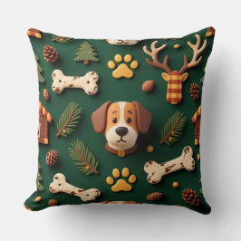Almohada de lanzamiento de madera rústica – Mascot