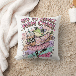 Almohada de lanzamiento de mamá de baile