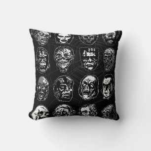 Almohada de lanzamiento de máscaras de monstruo –