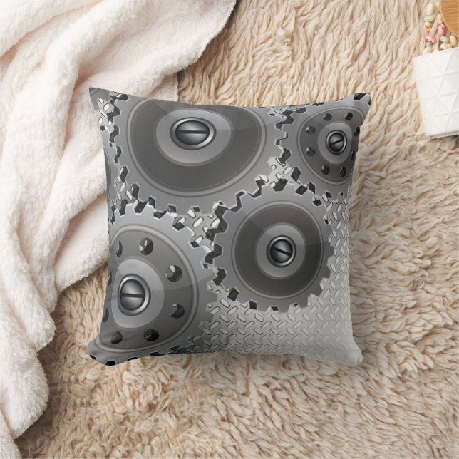 Almohada de lanzamiento de Metal Gears (Manta)