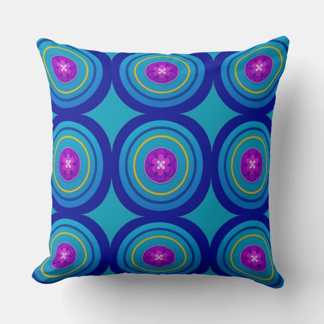 Almohada de lanzamiento de Milagros en Flor (Anverso)