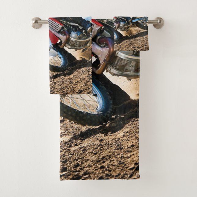 almohada de lanzamiento de motocross (In situ)