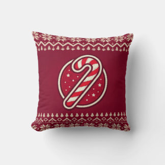 Almohada de lanzamiento de Navidad con patrón de p