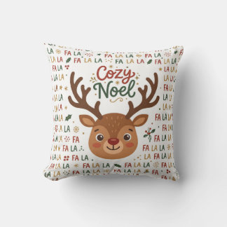 Almohada de lanzamiento de Navidad con patrón de r