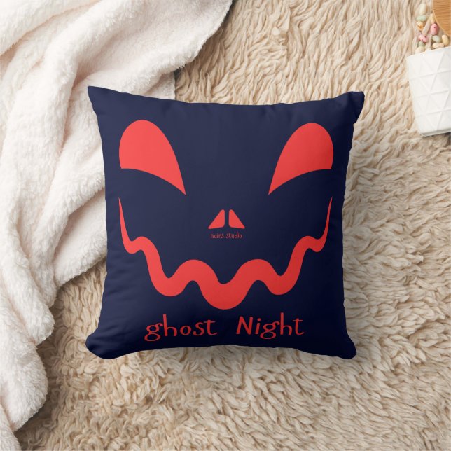 Almohada de lanzamiento de noche de fantasmas espe (Manta)