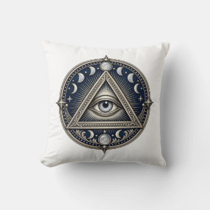 Almohada de lanzamiento de ojo de plata lunar