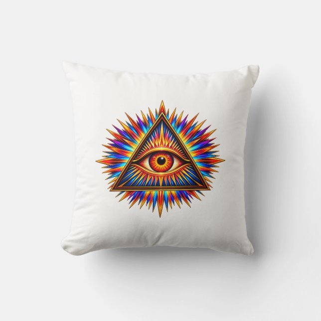 Almohada de lanzamiento de ojo de sol de rubí (Anverso)