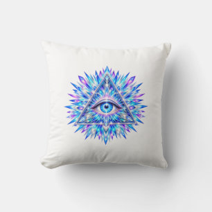 Almohada de lanzamiento de ojo de triángulo ártico