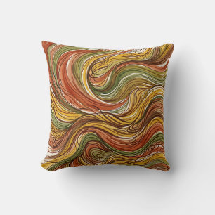 Almohada de lanzamiento de ondas de duna del desie