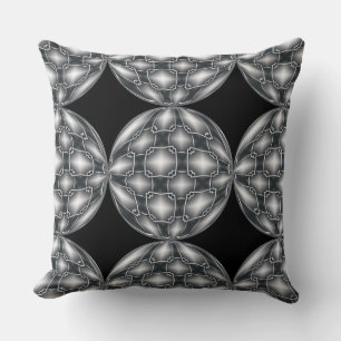 Almohada de lanzamiento de orbes de metal negro y 