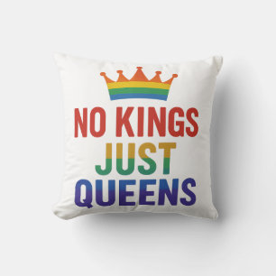 Almohada de lanzamiento de orgullo sin reyes solo 