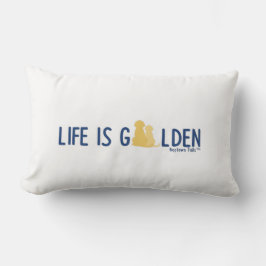 Almohada de lanzamiento de Outdoor Life is Golden,