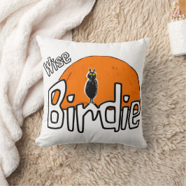 Almohada de lanzamiento de pájaro sabio
