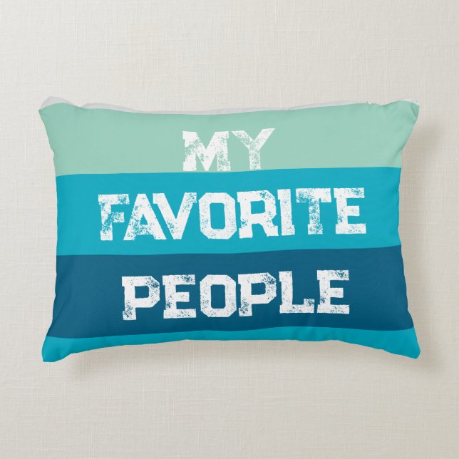 Almohada de lanzamiento de palabras personalizable (Anverso)