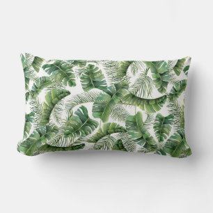Almohada de lanzamiento de palmeras tropicales