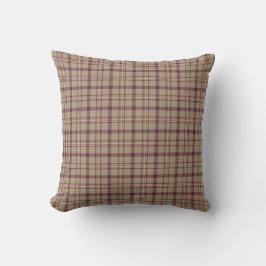 Almohada de lanzamiento de patrón clásico de cuadr