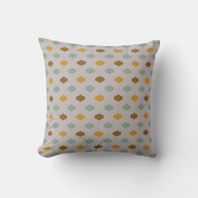 Almohada de lanzamiento de patrón Simple Ogee (Anverso)