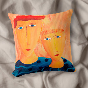Almohada de lanzamiento de pintura de arte contemp