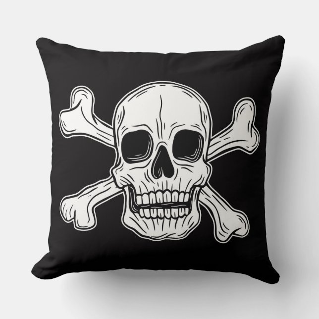 almohada de lanzamiento de piratas en alta mar (Anverso)