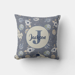 Almohada de lanzamiento de planetas espacio exteri