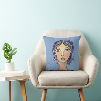 Almohada de lanzamiento de poder de mujeres