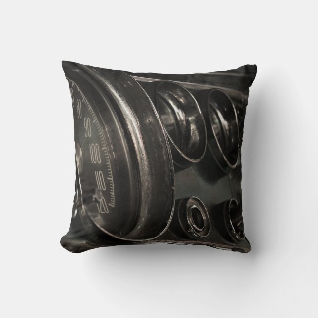 Almohada de lanzamiento de primer plano del viejo  (Anverso)
