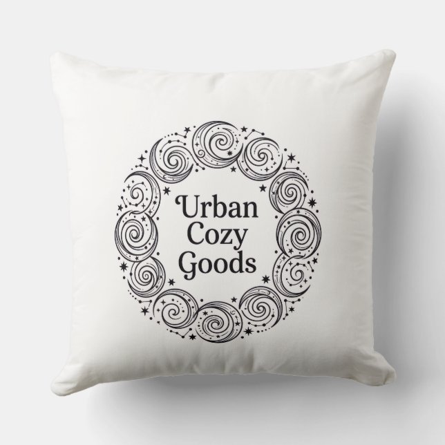 almohada de lanzamiento de productos acogedores ur (Reverso )
