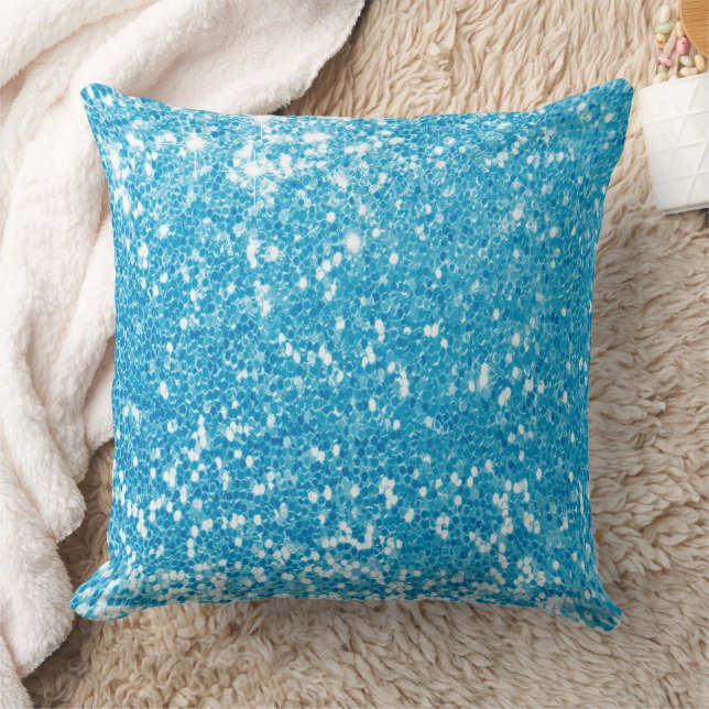 almohada de lanzamiento de purpurina (Manta)