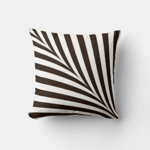 almohada de lanzamiento de rayas geométricas en bl