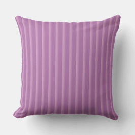 Almohada de lanzamiento de rayas púrpuras