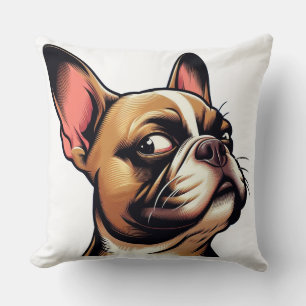Almohada de lanzamiento de retrato artístico de Bu