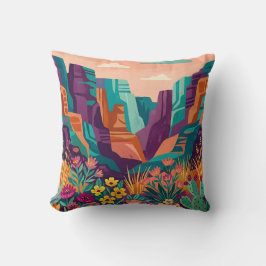 Almohada de lanzamiento de roca de cañón – Púrpura