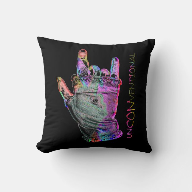 Almohada de lanzamiento de roca no convencional (Anverso)