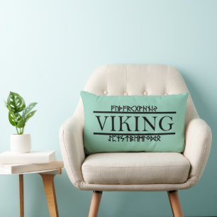 Almohada de lanzamiento de runas vikingas