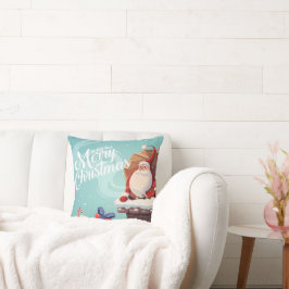 Almohada de lanzamiento de Santa Claus festivo Nav