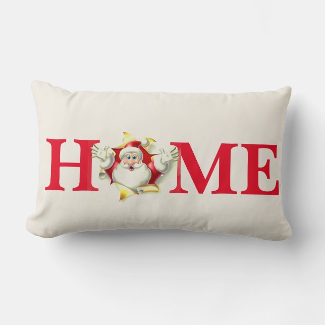 Almohada de lanzamiento de Santa Navidad (Anverso)