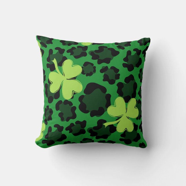 almohada de lanzamiento de shamrock (Anverso)