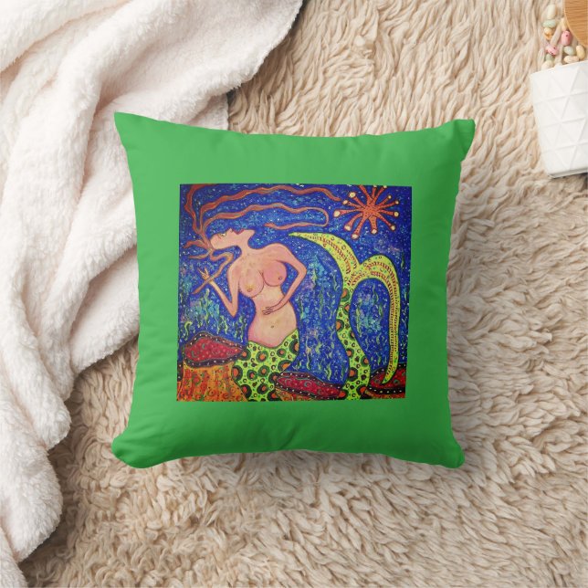 Almohada de lanzamiento de sirena (Manta)