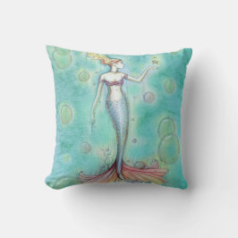 Almohada de lanzamiento de sirena de burbujas