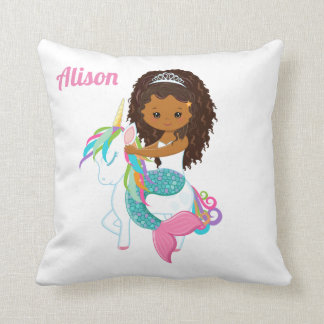 almohada de lanzamiento de Sirena pequeña - Person